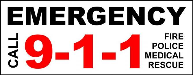 emergencycall911sign